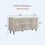 Buffet de cuisine Mid-Century moderne blanc