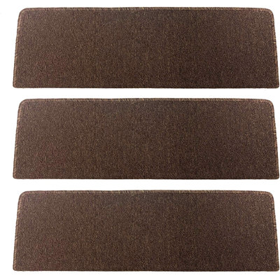 Tapis d'escalier bullnose avec bandes adhésives