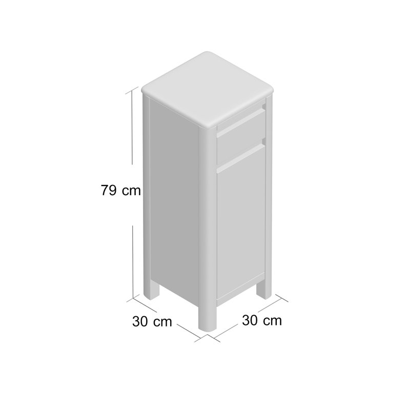 Artemisia 30 cm W Chest of Drawers
