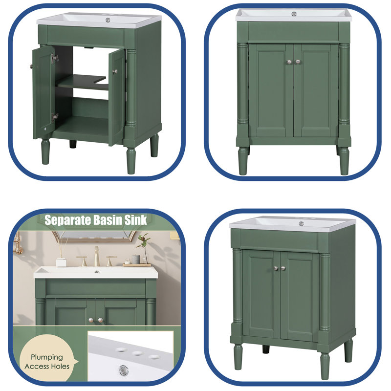 Bathroom Vanity With Top Sink, Vert