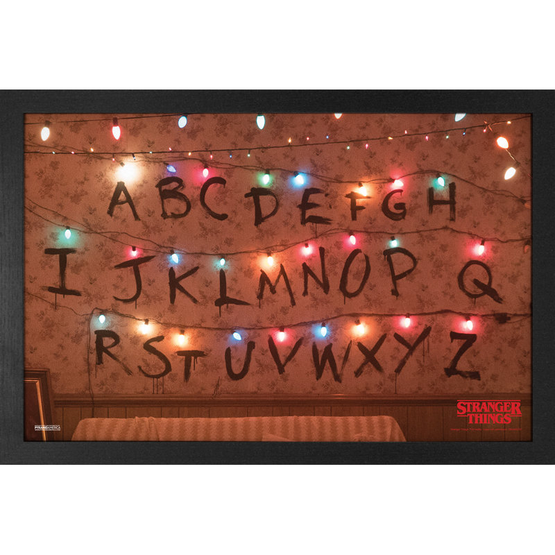 «Stranger Things - Will's Lights», reproduction encadrée de 11 x 17