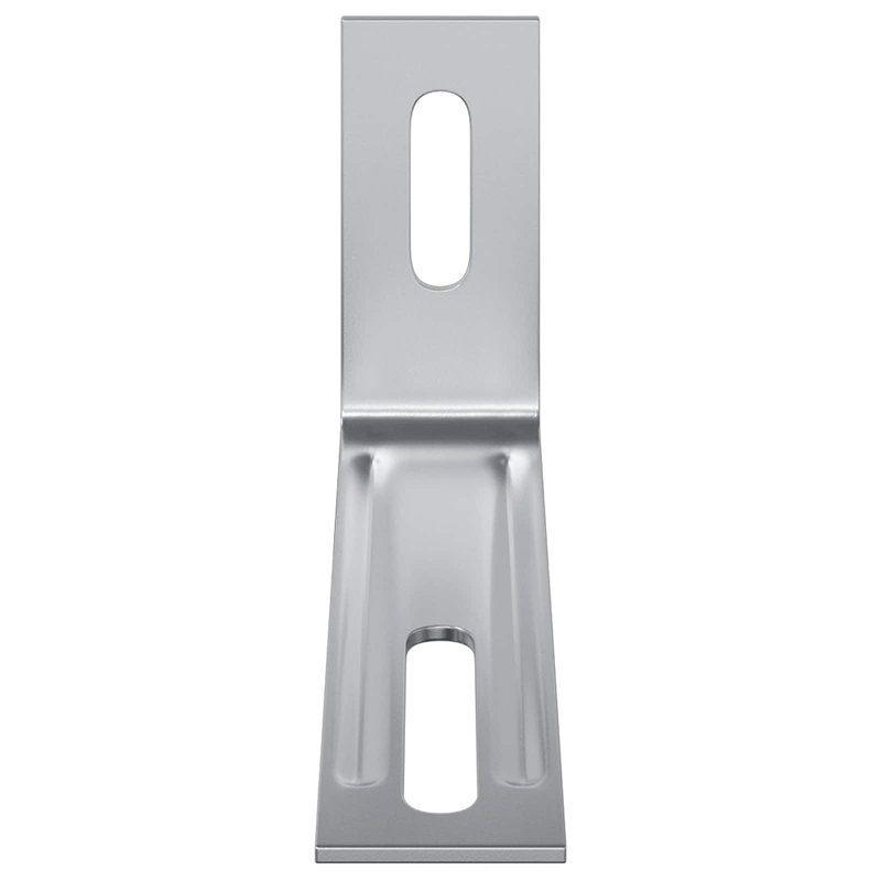  Anti Tip Bracket Plain Silver Iron Safety Furniture Secure Mounting
