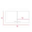 Table de chevet, deux tiroirs, une tablette-780176641