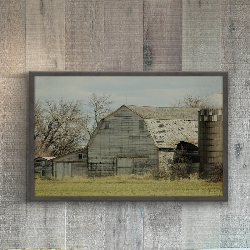 Barn Profile - Single Picture Frame Print, 61 cm H x 91 cm W