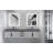 84" Amazon Double Bathroom Vanity with Top-92646583-92646589-92646584