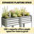 Outdoor Elevated Planter Box,Raised Garden Bed-596797071