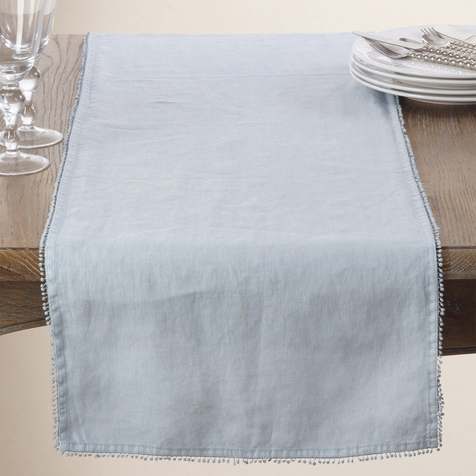 Trezza Table Runner, Lilac