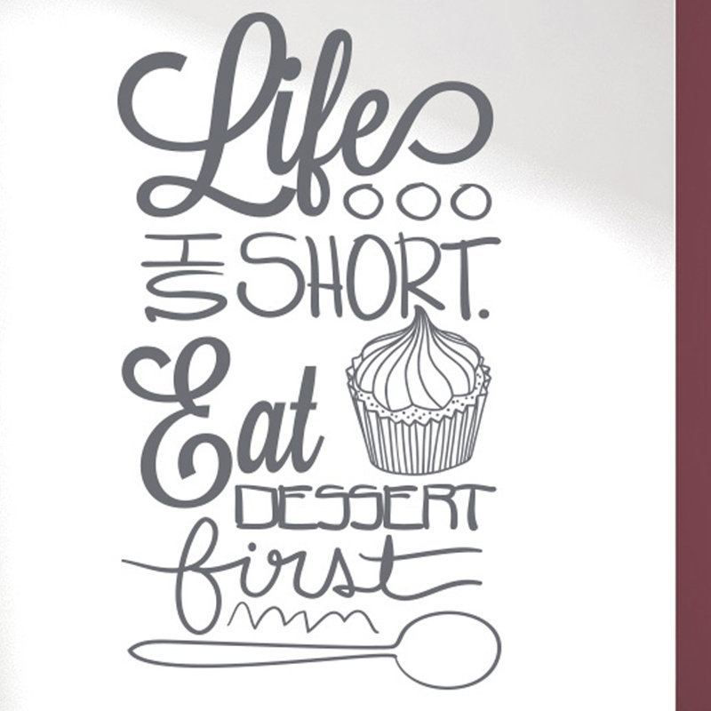 Wall Decal, Grey, Large