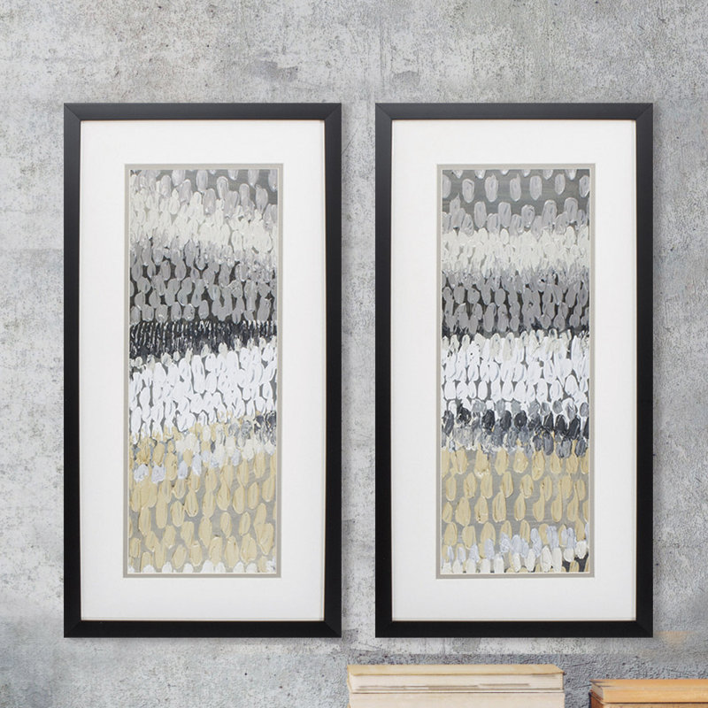 " Raindrops " 2 - Pieces
