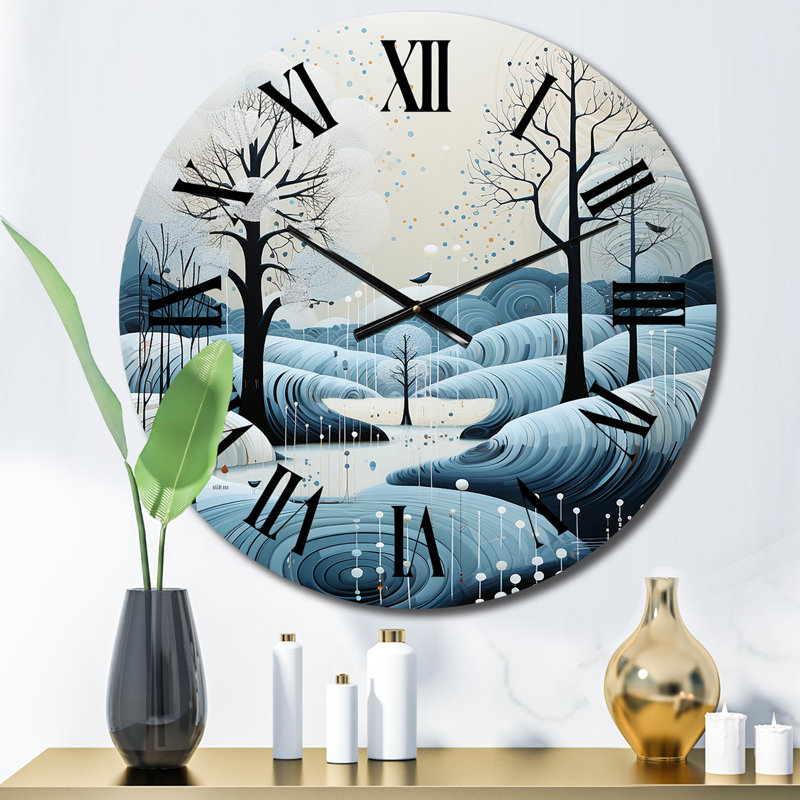 Horloge murale Coallier - Paysages, Petit