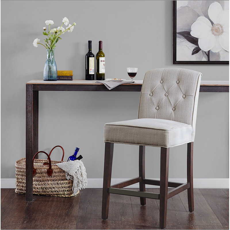 Tabouret de comptoir touffeté