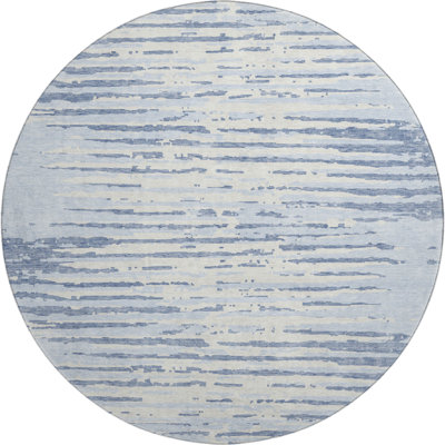 Premium Machine Washable Prisco Sky Rug