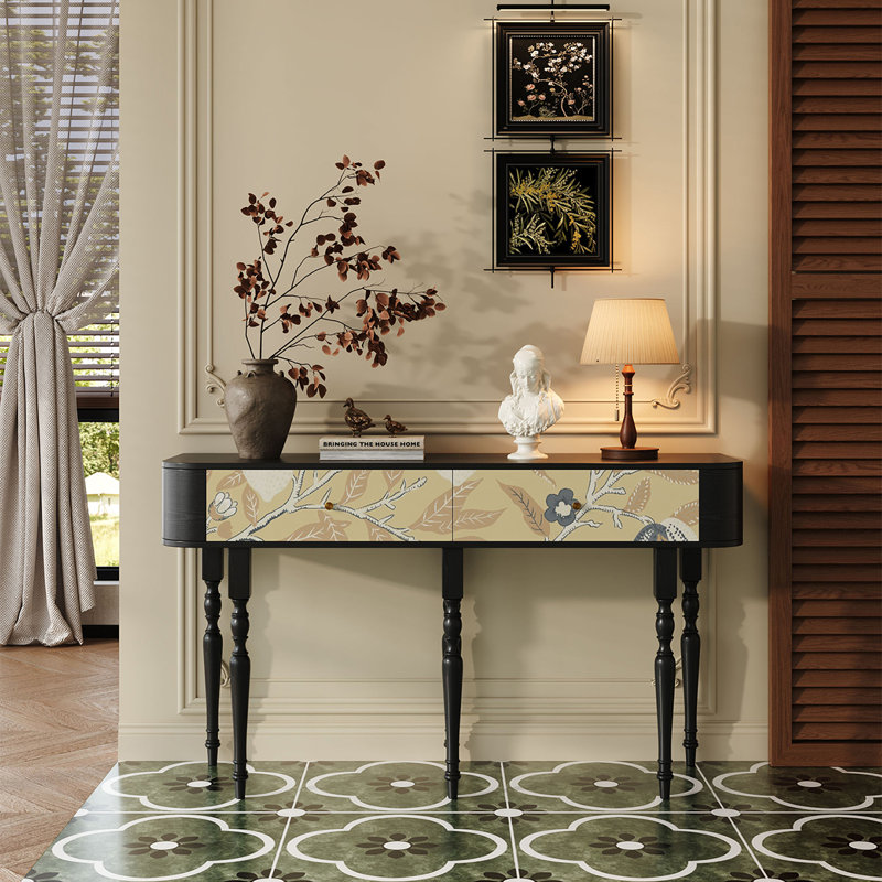 Commode d'entrée en bois massif