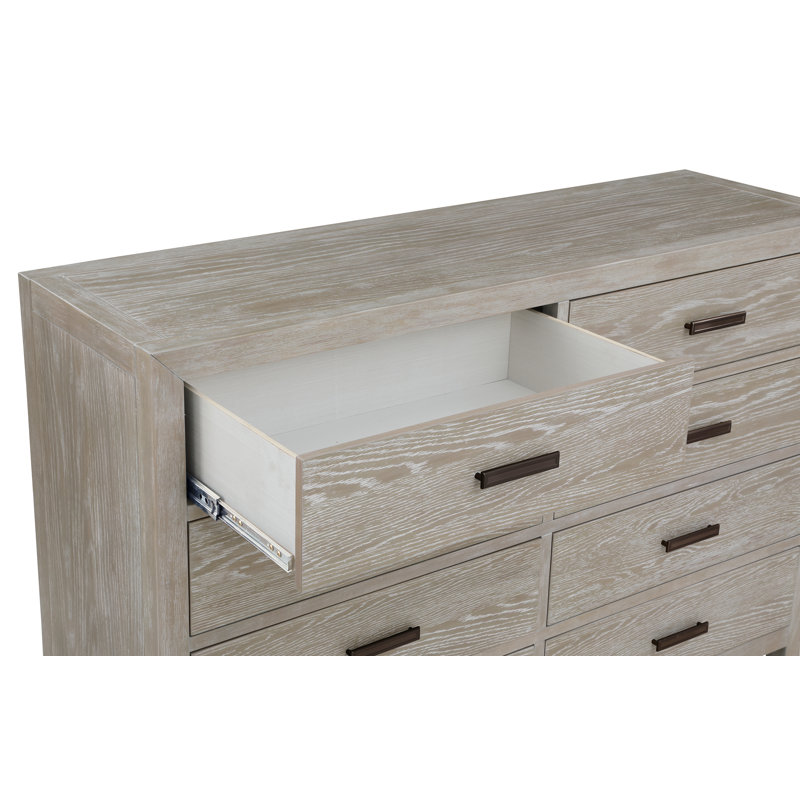 Asdrbal 60'' W 8 - Drawer Dresser, Gray