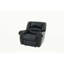 Fauteuil inclinable et oscillant en cuir reconstitué-1408023690