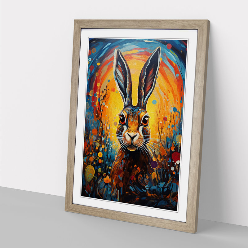 Hare Expressionism No.3 - Framed Print