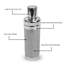 Shaker en acier inoxydable Bridin