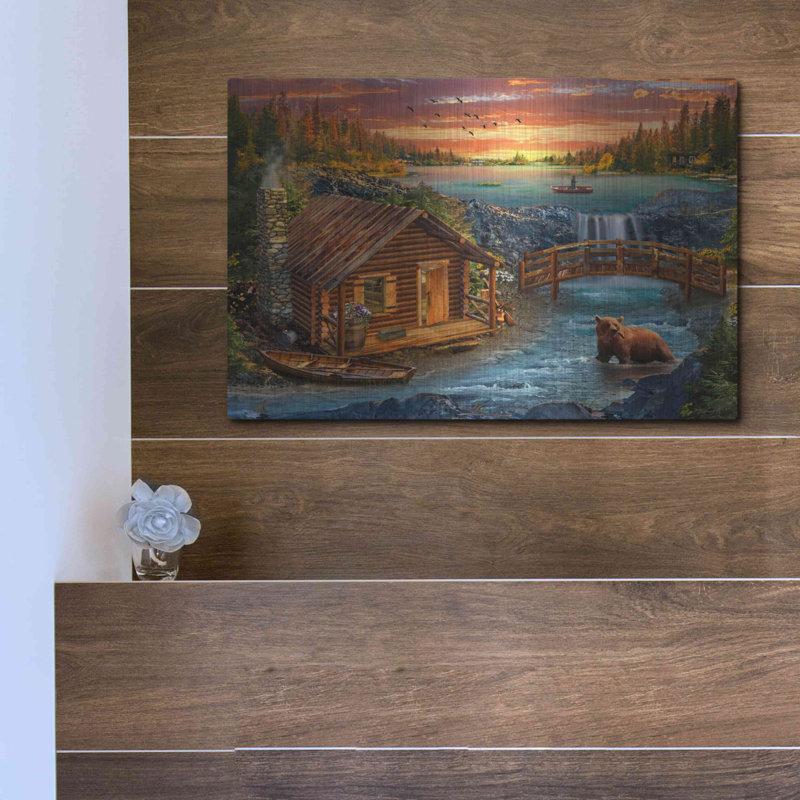 «33RiverCabin» par Chris Dobrowolski, H 12 po x l 16 po