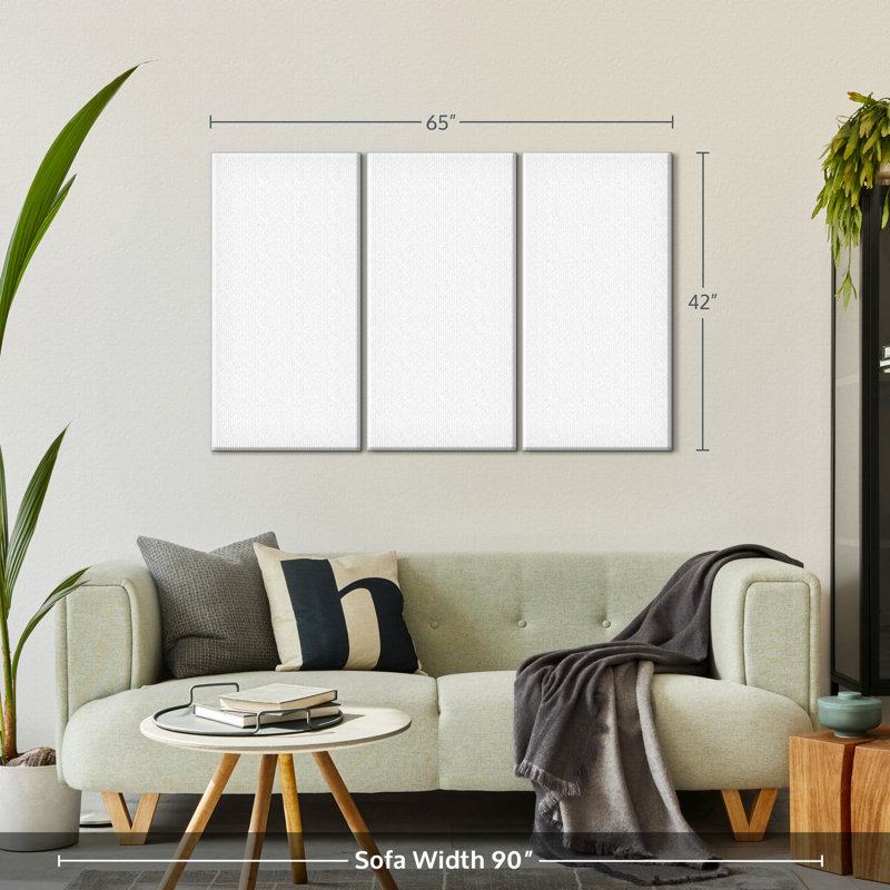 " Sandy USA Map " by Echoes Of America 3 - Pieces, 65" H x 42" W