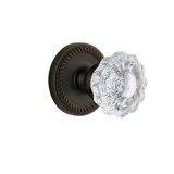 Grandeur Newport Rosette Pasage with Versailles Crystal Door Knob