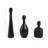 Set Of 3 8/11/15" Olympia Blue Ceramic Bottles