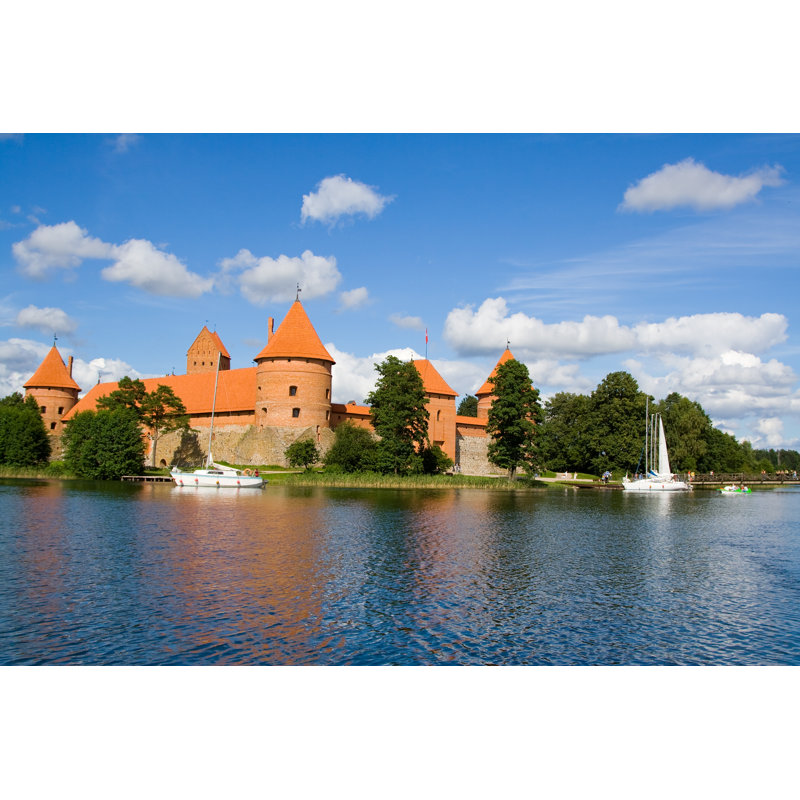 Castle Trakai by Zetter - Wrapped Canvas Print, 30cm H x 46cm W