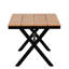 Fabriqué à l'extérieur de façon unique avec des chaises en PE et une table en bois-1794574384
