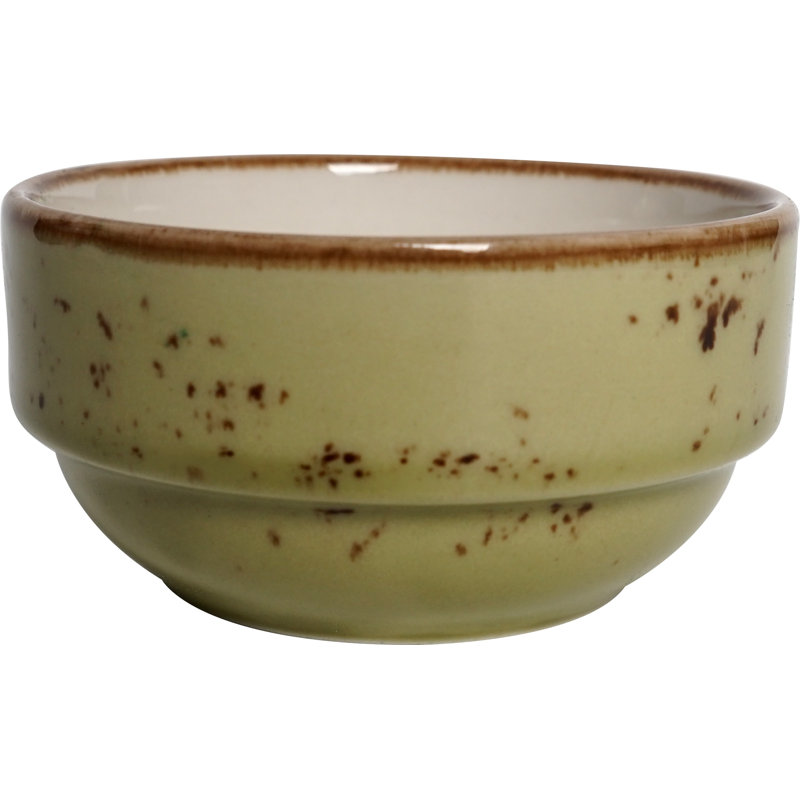 Shoaf 200ml Iris Dessert Bowl, Green