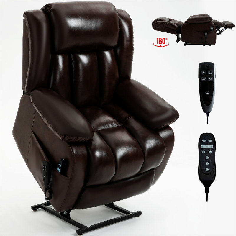 Fauteuil de massage Jaylene, Brun