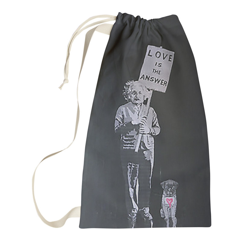 Fabric Laundry Bag with Handles, Small (29" H x 18" W x 1" D)