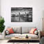 Historic Charles Bridge Prague Dramatic Gothic Romantic Architecture City Wall Art Print 1 Piece Wrapped Canvas Wall Art-1038031100