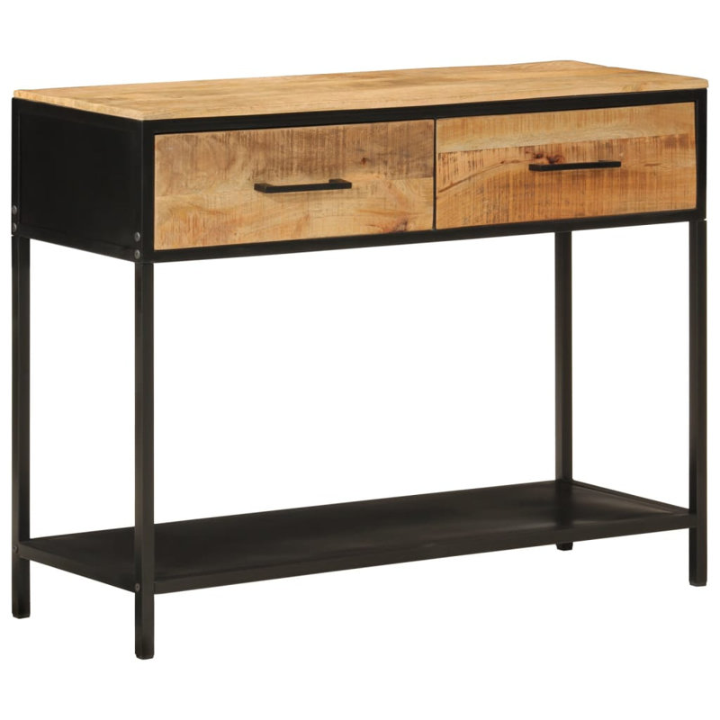 Jeresa 100cm Solid Wood Top Console Table