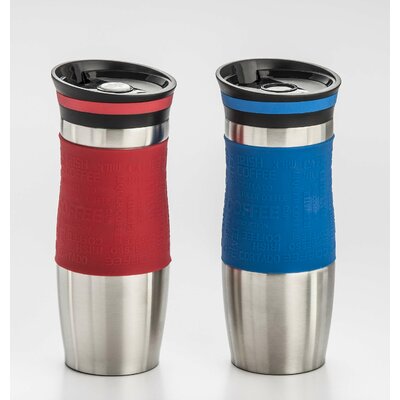 14 oz Stainless Steel Travel Mug -  Cook Pro, 136