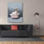 Art mural sur toile Trinx «Llama In The Bath» par Svetlana Aleynikova-1121284988