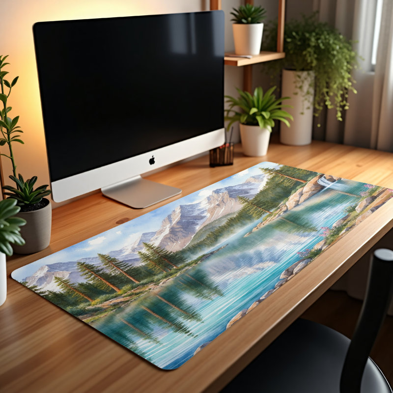 Polyester Desk Pad, 31.5x15.5