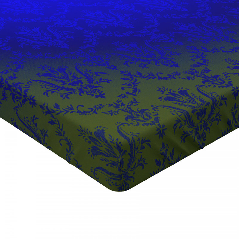 Microfiber Damask Fitted Sheet, Twin XL Fitted Sheet