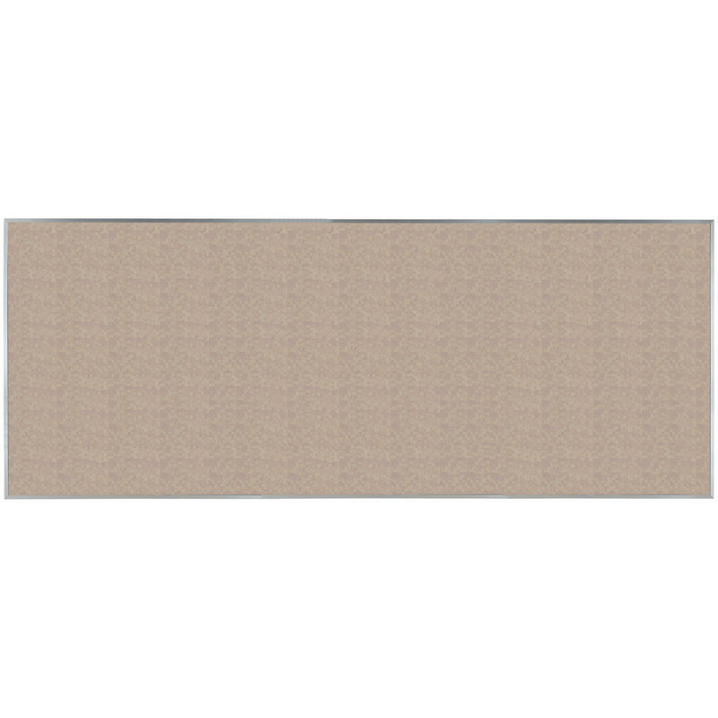 Wall Cork Bulletin Board, 48" H x 120" W, Hot Salsa