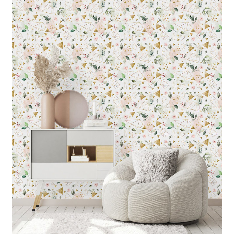 Floral Tile, 2.08' W x 18.75' L