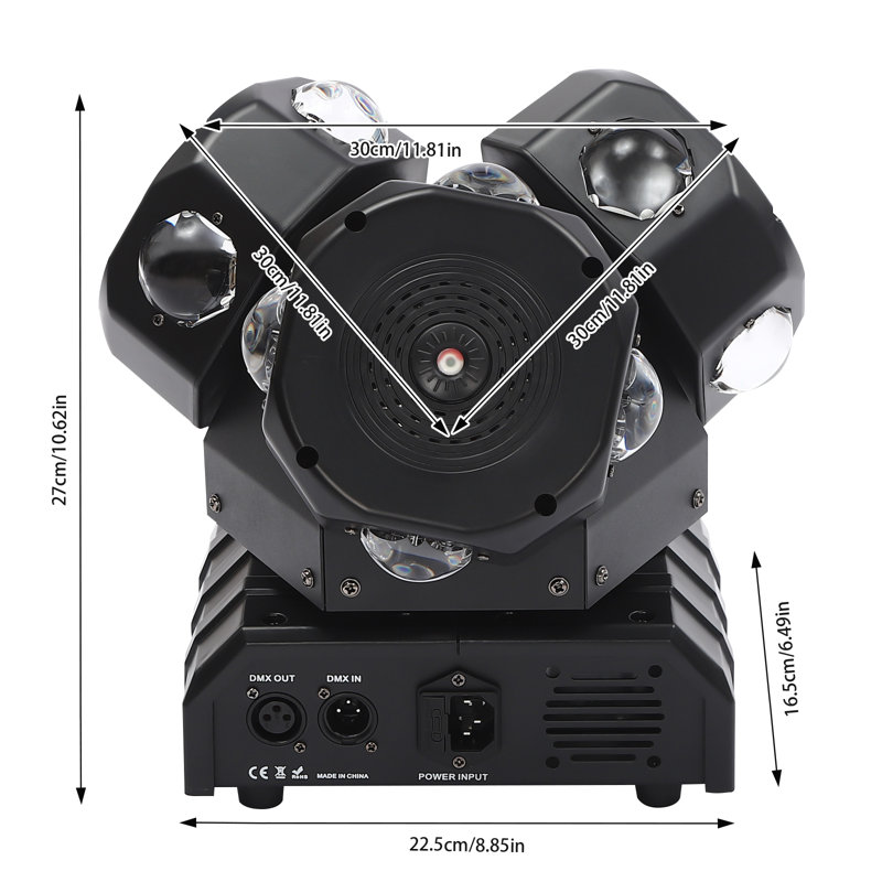 180W Moving Head Stage LED Light For Dj Disco Party