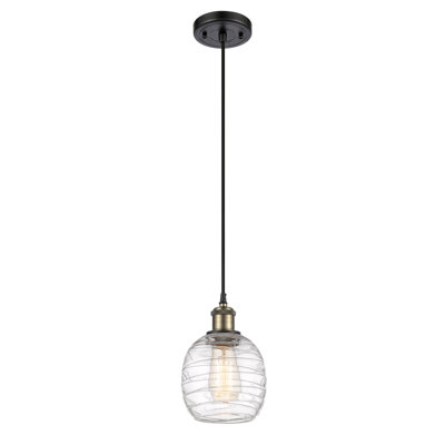 Luminaire suspendu simple à 1 lumière Amila