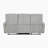 Dashai 81'' Chenille Fabric Manual Double Reclining Sofa