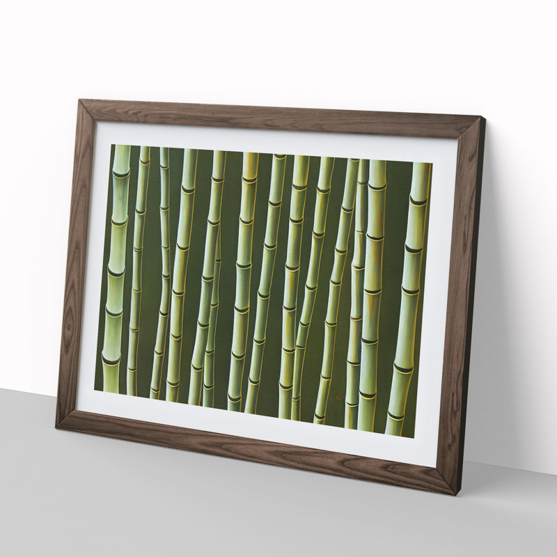 Ultimate Bamboo Forest - Framed Print, 34cm H x 46cm W x 2cm D, Walnut Framed