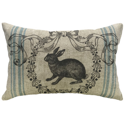 Linen Reversible Throw Pillow