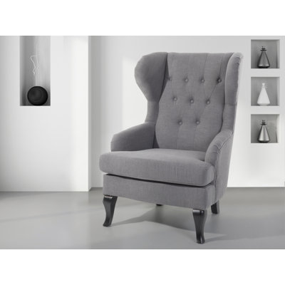 Aleshia Upholstered Wingback Chair