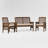 Acacia 4 - Person Patio Conversation Set with Cushions-223361119
