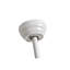 Ventilateur de plafond 52 po intérieur / extérieur blanc pour patio avec télécommande et minuterie de moteur réversible à 6 vitesses (sans lumière)-431219132-422312962-422312990