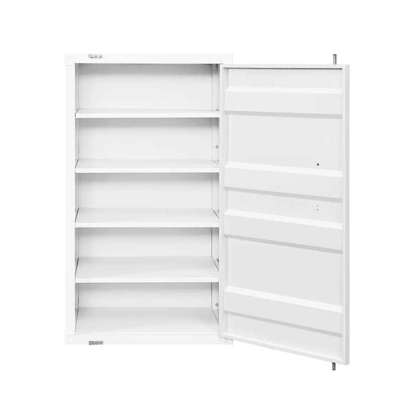 Parke Metal Accent Cabinet, White