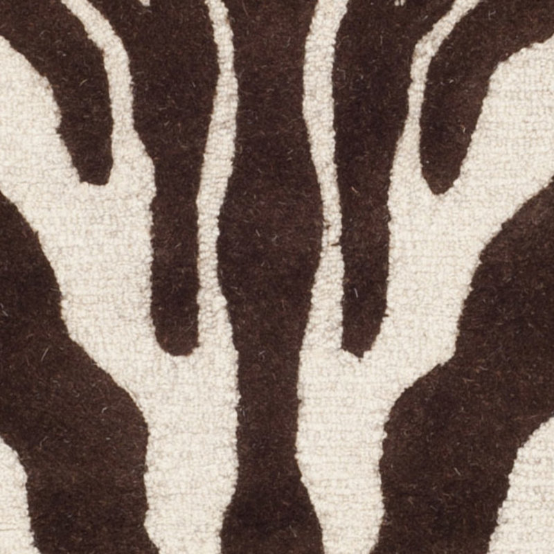 Tapis en laine touffeté à la main Cambridge, Rond 6 pi