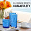 Zulay Kitchen Acrylic Glasses Drinkware - 8 Piece Unbreakable Plastic Tumblers - Bpa-free, Reusable Plastic Drinking Glasses For Home & Outdoors - Stackable, Lead-free & Dishwasher Safe - (12&16oz)
