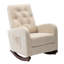 Comfortable High Back Rocking Chair Nursery Chair-651613244